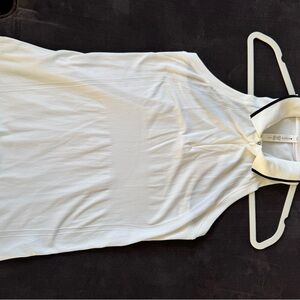 Athleta White golf tank with Navy trim…worn once!